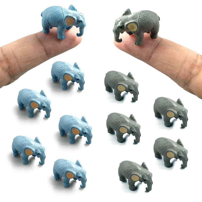 Bonsai Garden Japan - 10Pcs Small Elephant Bonsai Figurine Diy