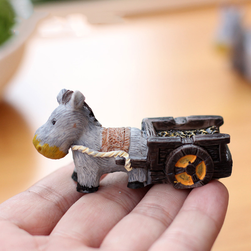 Animal Figurines Mini Donkey P - огляд і ціна Bonsai Garden Japan