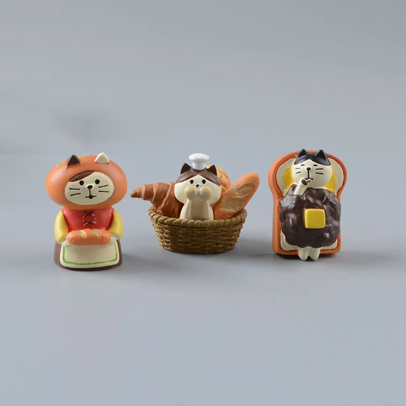 Zakka Style Cartoon Cat Bread  - огляд і ціна Bonsai Garden Japan