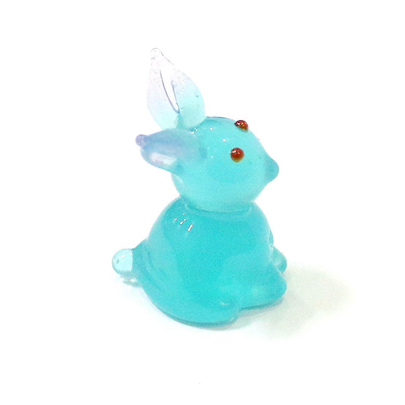 2pcs Mini Glass Bunny Figurine - огляд і ціна Bonsai Garden Japan