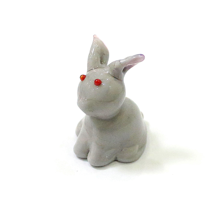 2pcs Mini Glass Bunny Figurine - огляд і ціна Bonsai Garden Japan