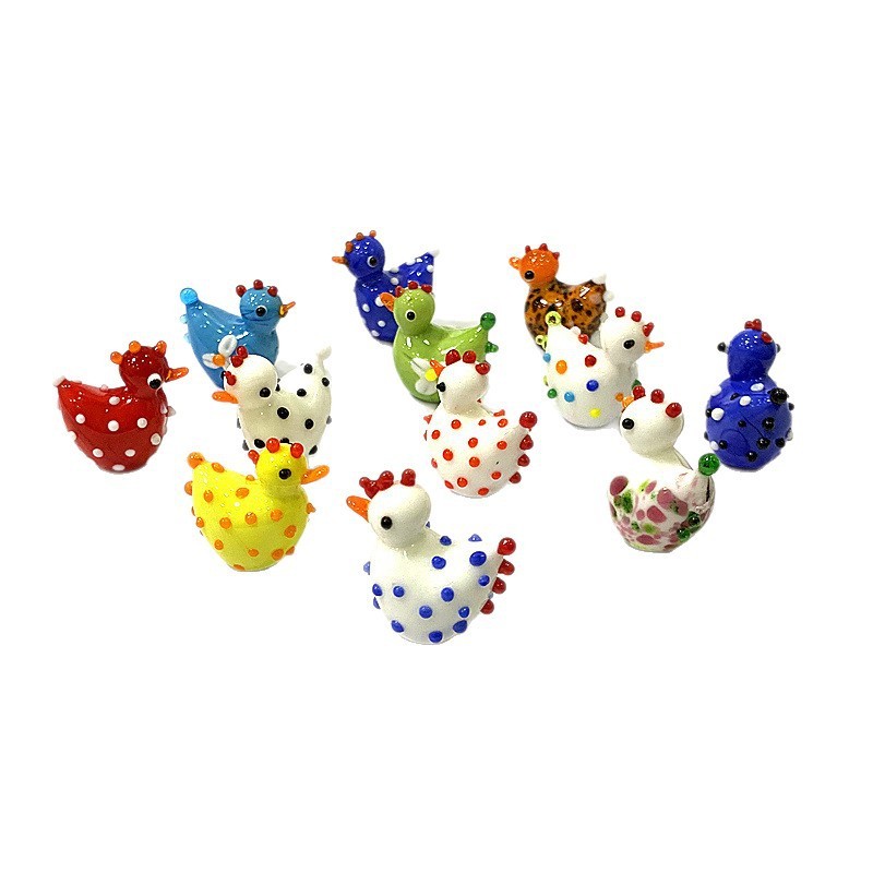 2PCS Handmade Cute Glass Chick - огляд і ціна Bonsai Garden Japan