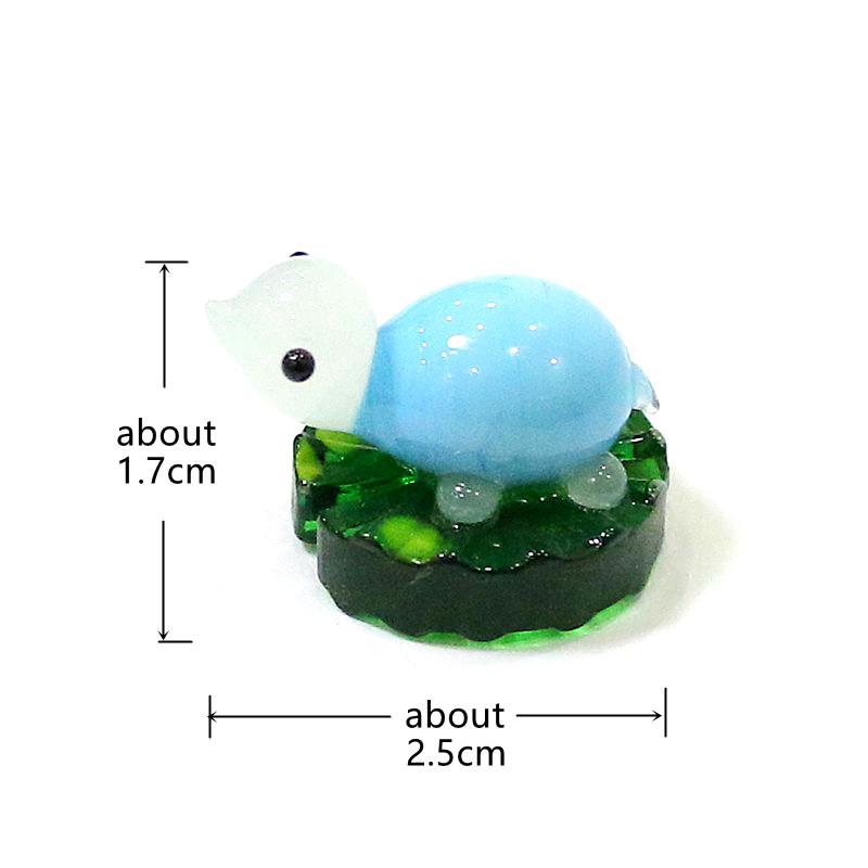 2pcs Colorful Mini Turtle Stat - огляд і ціна Bonsai Garden Japan