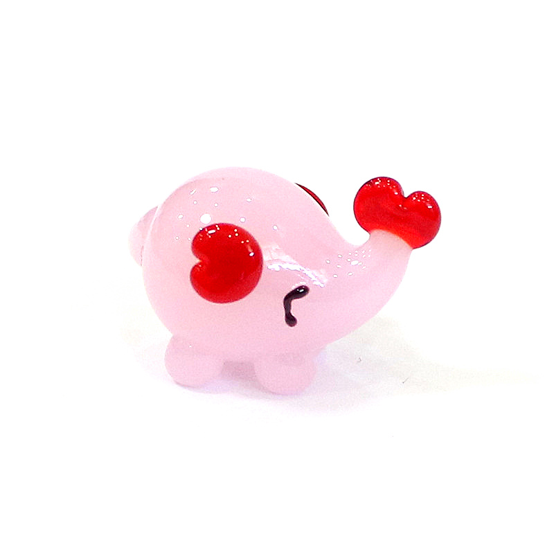 Cute Mini Glass Elephant Figur - огляд і ціна Bonsai Garden Japan